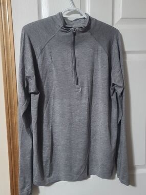 Lululemon Lightweight Gray Quarter-Zip Pullover